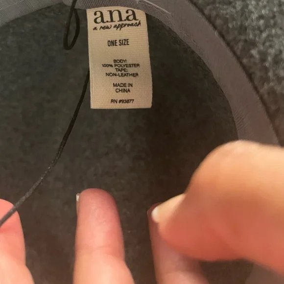 Ana Gray Wide Brim Fedora Hat Fashion gray - Picture 3 of 3